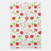 Linge De Cuisine Pommes rouges et vertes (Vertical)