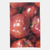 Linge De Cuisine Pommes rouges foncées (Vertical)