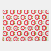 Linge De Cuisine Pommes rouges mignonnes (Horizontal)