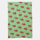 Linge De Cuisine Pommes Vertes Rouges Campagne (Vertical)