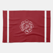 Linge De Cuisine Pompier Maltese Cross Kitchen Towel 16" x 24" (Horizontal)