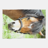 LINGE DE CUISINE PONEY BRUN MIGNON (Horizontal)