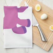 Linge De Cuisine poney pourpre kawaii (Quart Plié)