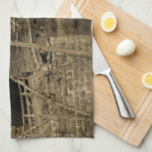 Linge De Cuisine Pont couvert (Quart Plié)