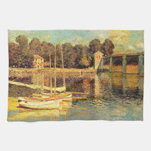 Linge De Cuisine Pont d'Argenteuil Claude Monet