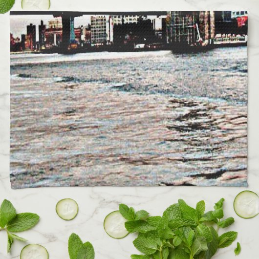 Linge De Cuisine Pont de Brooklyn (Plié)