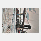 Linge De Cuisine Pont de Brooklyn (Horizontal)