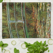 Linge De Cuisine Pont français de Monet Giverney (Plié)