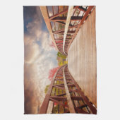 Linge De Cuisine Pont rustique en bois dans le pays (Vertical)