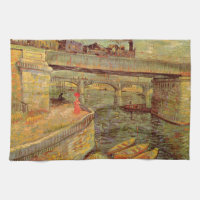 Ponts sur la Seine, Asnieres par Vincent van Gogh
