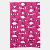 Linge De Cuisine Pony de licorne rose (Vertical)