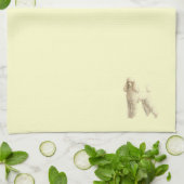 Linge De Cuisine Poodle — Clip de chiot (Plié)