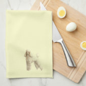 Linge De Cuisine Poodle — Clip de chiot (Quart Plié)