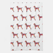 Linge De Cuisine Poodle Geo Silhouette Multi (Vertical)