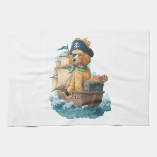 Linge De Cuisine Poodle Pirate � Drôle de chien de mer