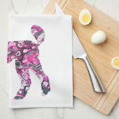 Linge De Cuisine Poodle, Poodle Rose, Poodle (Quart Plié)