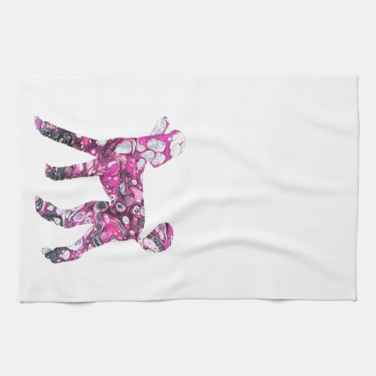 Linge De Cuisine Poodle, Poodle Rose, Poodle (Horizontal)