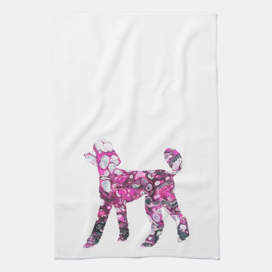 Linge De Cuisine Poodle, Poodle Rose, Poodle (Vertical)