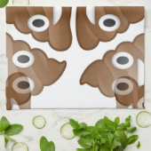 Linge De Cuisine poop emojis (Plié)
