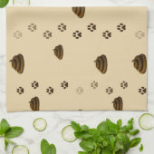 Linge De Cuisine Poop & Empreintes de pattes Cute Messy Pets Amoure (Plié)