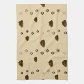 Linge De Cuisine Poop & Empreintes de pattes Cute Messy Pets Amoure (Vertical)