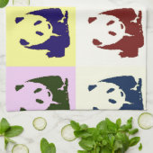 Linge De Cuisine Pop Art Baby Pandas (Plié)
