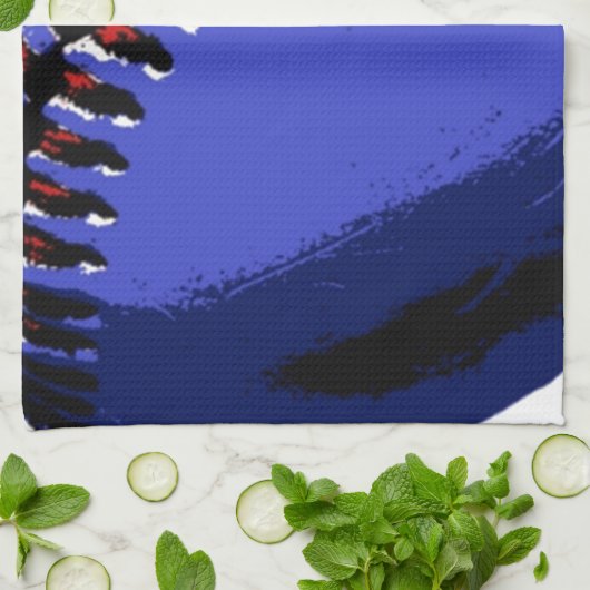 Linge De Cuisine Pop Art Baseball (Plié)