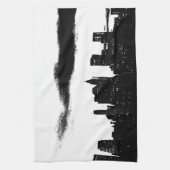 Linge De Cuisine Pop Art Black White New York City (Vertical)
