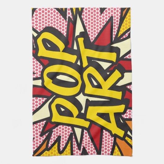 Linge De Cuisine POP ART Fun Retro Book (Vertical)