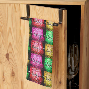Linge De Cuisine Pop Art Graffiti Love Wall