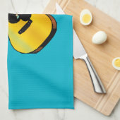 Linge De Cuisine Pop Art Guitare (Quart Plié)