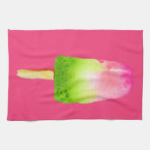 Linge De Cuisine pop art pâsicle de framboise été (Horizontal)