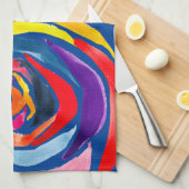 Linge De Cuisine pop art rose Abstrait (Quart Plié)