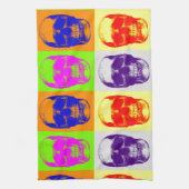 Linge De Cuisine Pop Art Skull (Vertical)