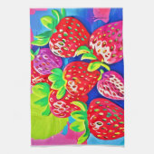 Linge De Cuisine Pop Art Strawberry (Vertical)