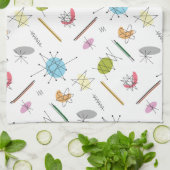 Linge De Cuisine Pop atomique (Plié)