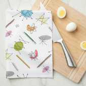 Linge De Cuisine Pop atomique (Quart Plié)