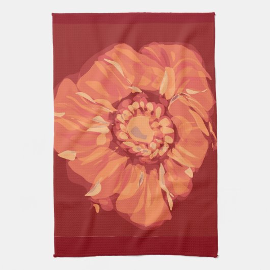 Linge De Cuisine poppie rouge (Vertical)