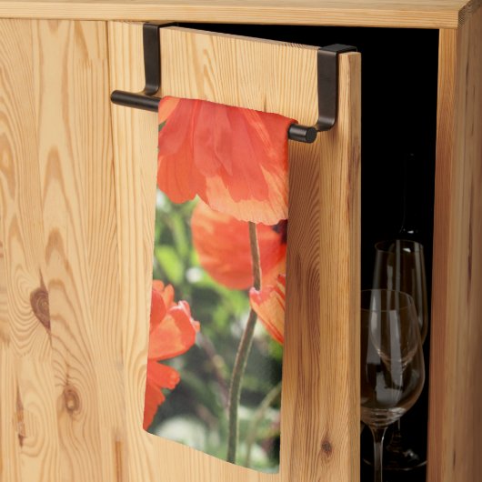 Linge De Cuisine Poppies (Pliage en tiers)