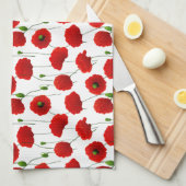 Linge De Cuisine Poppies (Quart Plié)