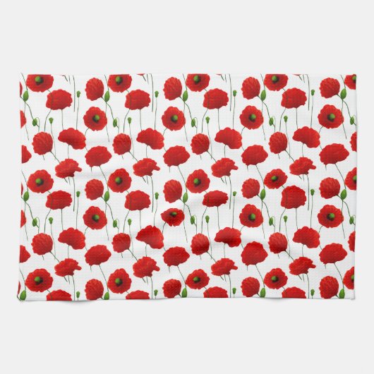 Linge De Cuisine Poppies (Horizontal)