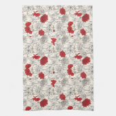 Linge De Cuisine Poppies rouges (Vertical)