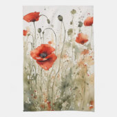 Linge De Cuisine Poppy Day v.1 (Vertical)