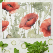 Linge De Cuisine Poppy Day v.3 (Plié)