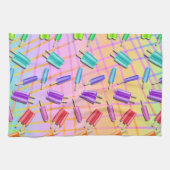 LINGE DE CUISINE POPSICLES D'ART DE POP (Horizontal)