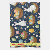 Linge De Cuisine Populaire Bunny Happy Easter Collection (Vertical)