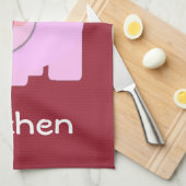 Linge De Cuisine Porcin personnalisé (Quart Plié)