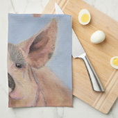 Linge De Cuisine Porcs de Devine (Quart Plié)