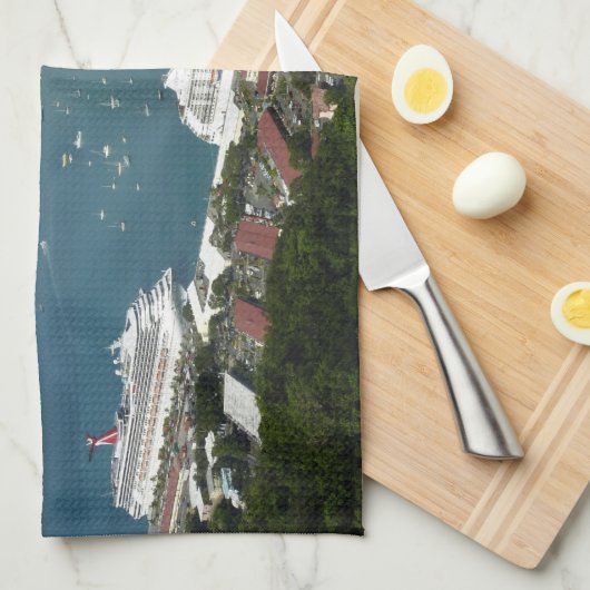 Linge De Cuisine Port à St. Thomas (Quart Plié)