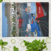 Linge De Cuisine Port de pêche, Puerto de Mogan, Grande Canarie, (Plié)